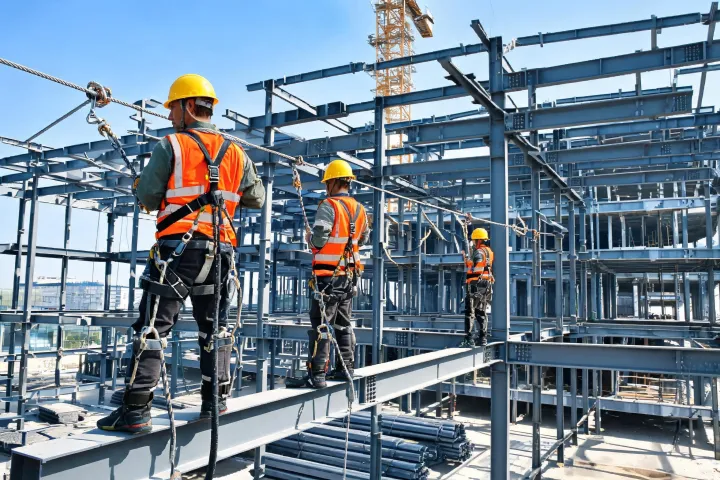 Commercial construction fall protection