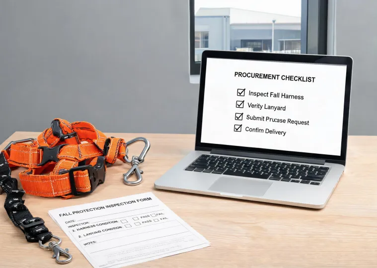Fall protection service planning desk